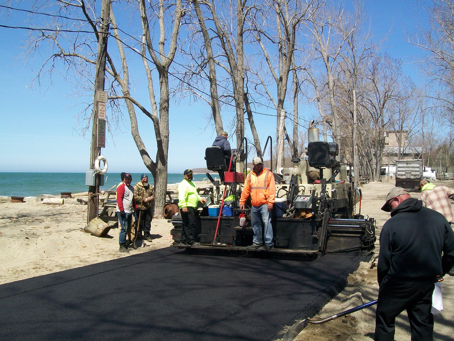 JMC Paving at Presque Isle State Park